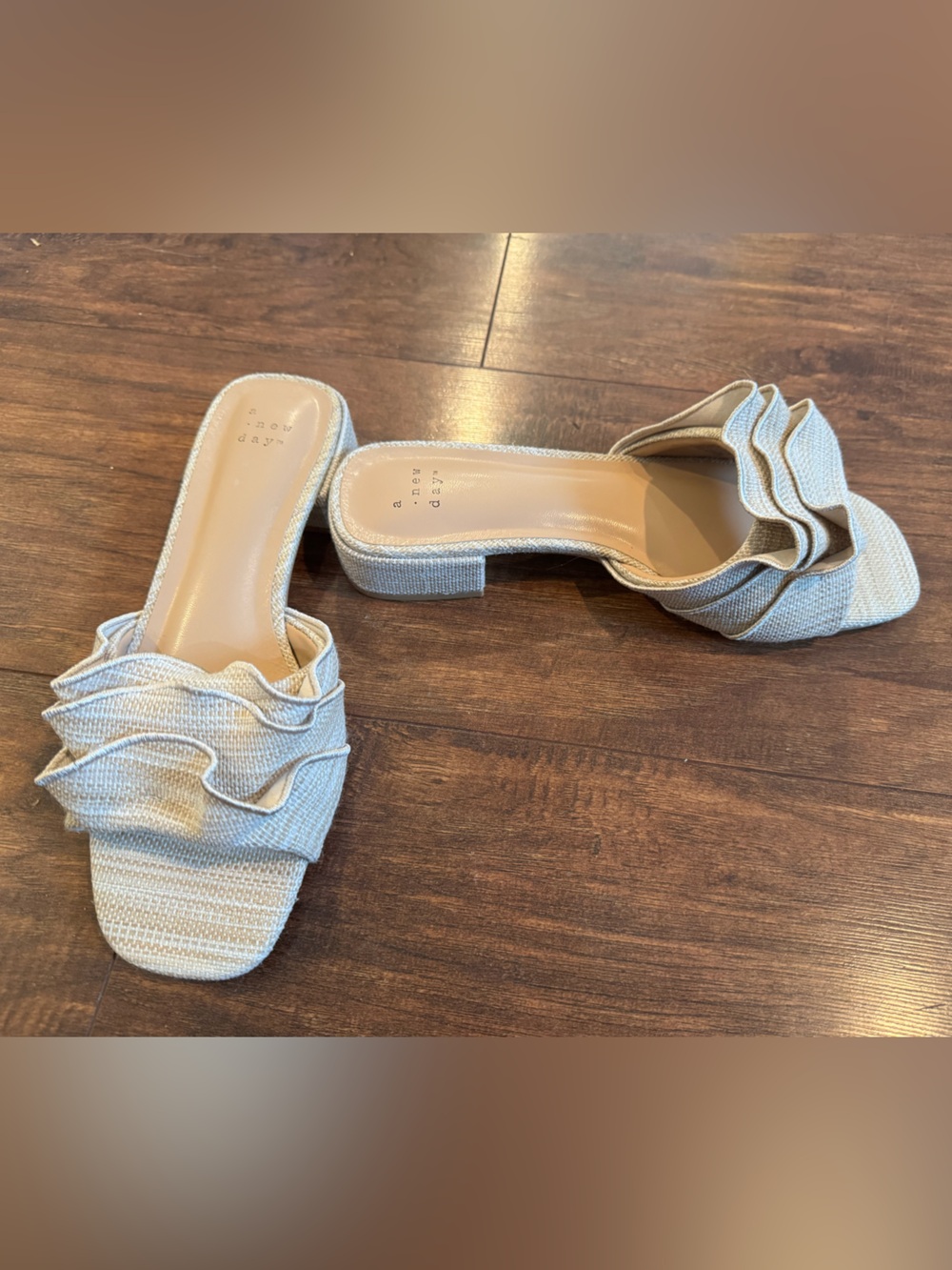 A New Day Cream Ruffle Sandals - Picture 3 of 8